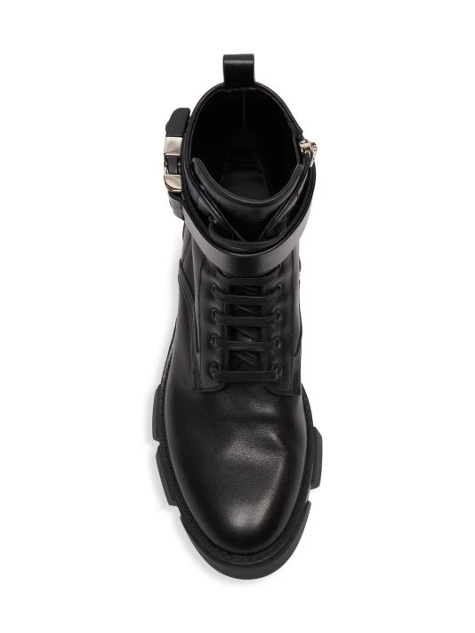 Givenchy Terra Lace-Up Leather Combat Boots - Image 5