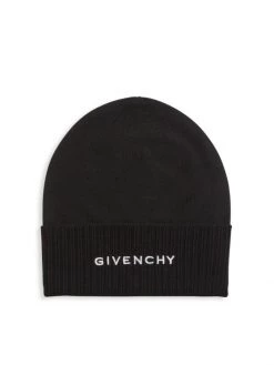 Givenchy Knit Logo Beanie Mineral Blue