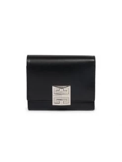 Givenchy 4G Leather Trifold Wallet