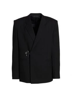 Givenchy J-Notch Padlock Closure Jacket For Men