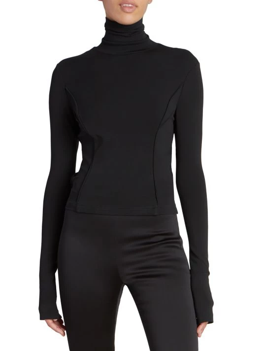 Givenchy Seamed Turtleneck Top - Image 3
