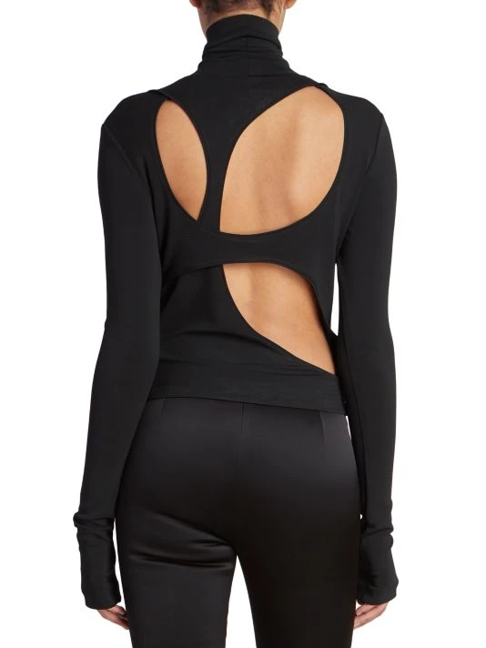 Givenchy Seamed Turtleneck Top - Image 5