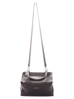 Givenchy Small Pandora Leather Crossbody Bag Black