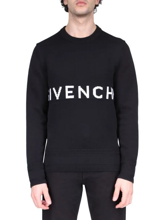 Givenchy 4G Crewneck Sweater For Men Black - Image 2