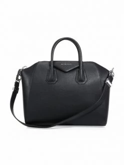 Givenchy Medium Antigona Leather Satchel Black