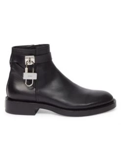 Givenchy The Lock Leather Ankle Boots For Men