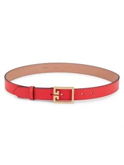 Givenchy GV3 Leather Belt Light Red