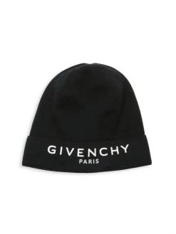 Givenchy Logo Knit Beanie Vermillion