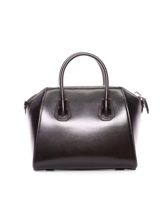Givenchy Small Antigona Glazed Leather Satchel Black - Image 3