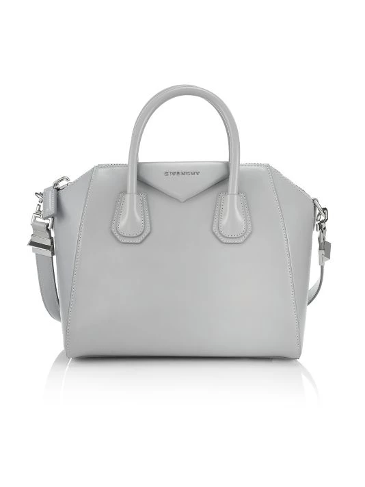 Givenchy Small Antigona Glazed Leather Satchel Black - Image 5