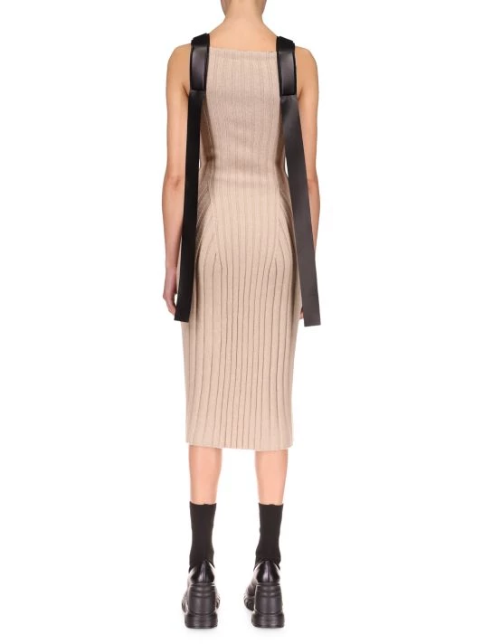 Givenchy Apron Faux Fur Dress - Image 4