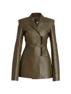 Givenchy Bonded Leather Jacket