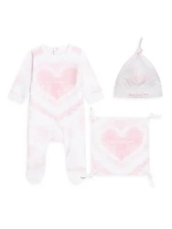 Givenchy Baby Girl's 3-Piece Pajamas & Toy Set For Kids