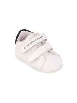 Givenchy Baby's Logo Leather Booties For Kids