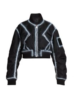 Givenchy Cropped Bomber Jacket