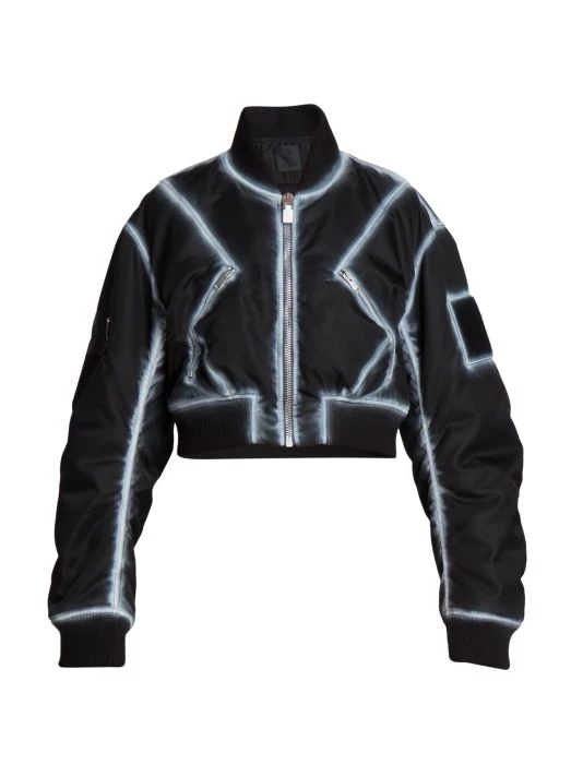 Givenchy Cropped Bomber Jacket