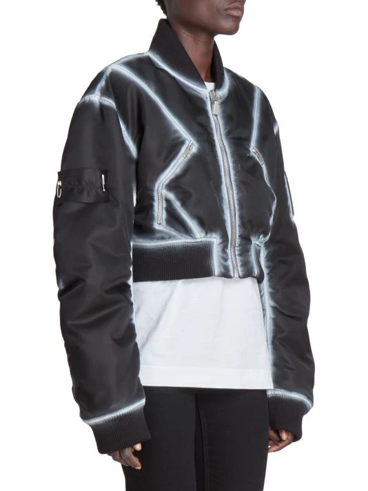 Givenchy Cropped Bomber Jacket - Image 3