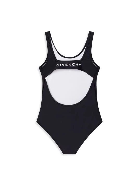 Givenchy Little Girl's & Girl's Contrast Logo One-Piece Swimsuit For Kids - Image 2