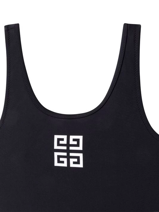 Givenchy Little Girl's & Girl's Contrast Logo One-Piece Swimsuit For Kids - Image 3