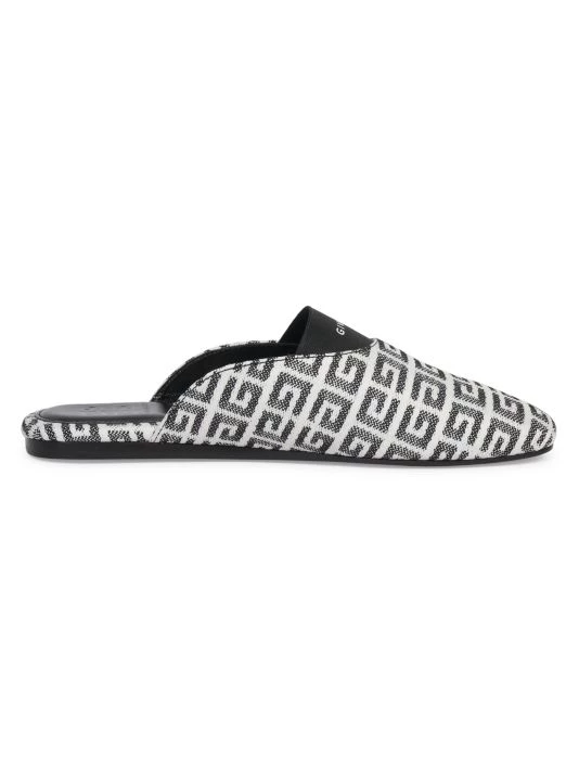 Givenchy Dune Woven Logo Bedford Mules