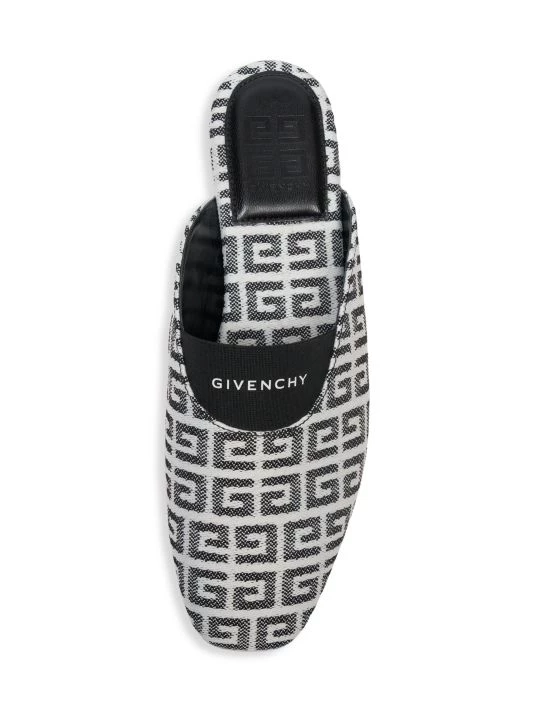 Givenchy Dune Woven Logo Bedford Mules - Image 5