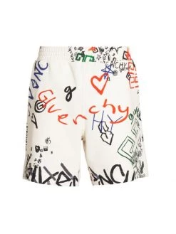 Givenchy Board Fit All-Over Print Shorts For Men