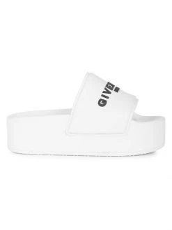 Givenchy Logo Platform Slides