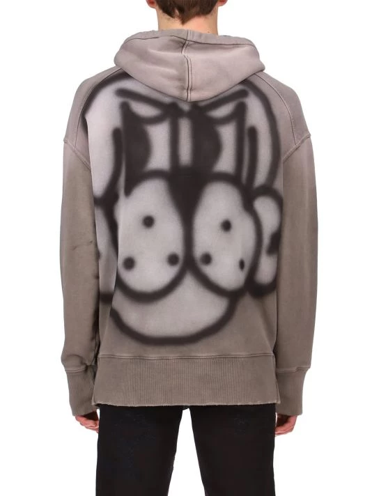 Givenchy Collared Dog Oversized Hoodie Sweatshirt For Men - Image 2