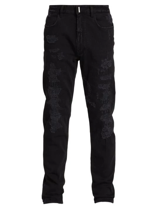 Givenchy D Slim-Fit Destructed Jeans For Men