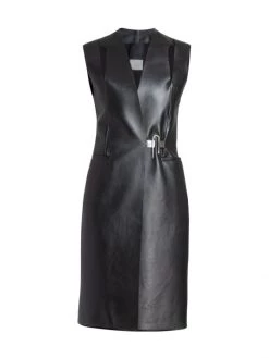 Givenchy Leather Sleeveless Dress