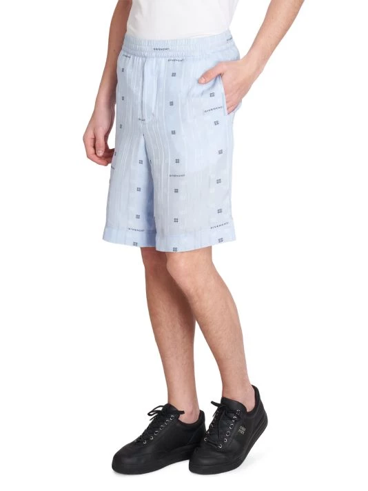 Givenchy Logo Baggie Shorts For Men - Image 4