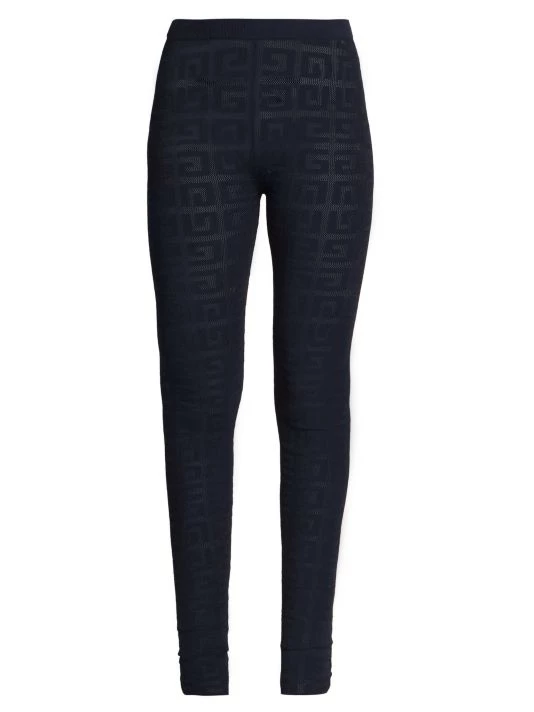 Givenchy Lace Monogram Logo Leggings