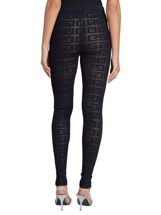 Givenchy Lace Monogram Logo Leggings - Image 5