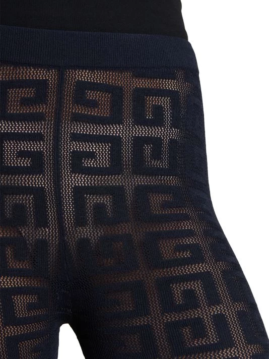 Givenchy Lace Monogram Logo Leggings - Image 6