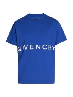 Givenchy Bonded Logo Cotton T-Shirt For Men