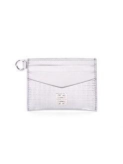 Givenchy 4G Metallic Leather Card Case