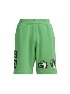 Givenchy 4G Logo Boxy-Fit Jogging Shorts For Men