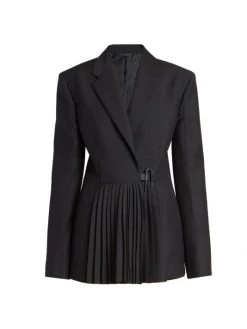 Givenchy Pleated U-Lock Blazer
