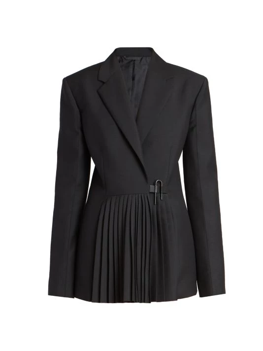 Givenchy Pleated U-Lock Blazer