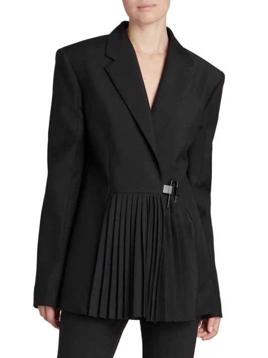Givenchy Pleated U-Lock Blazer - Image 3