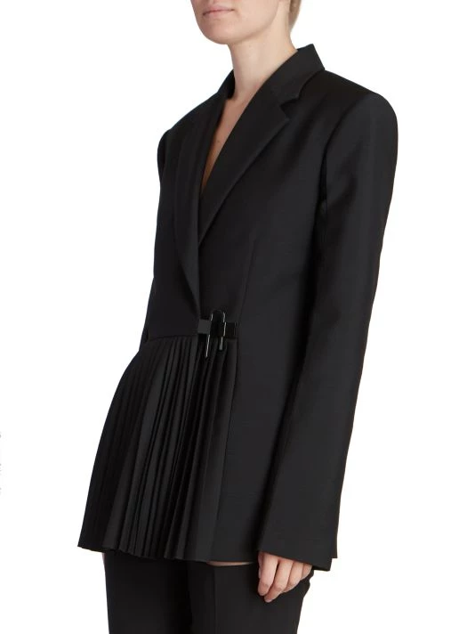 Givenchy Pleated U-Lock Blazer - Image 4