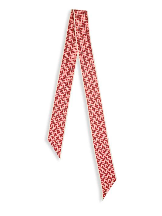 Givenchy 4G All Over Silk Twilly Red - Image 3