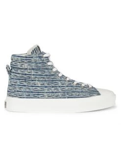 Givenchy City High Logo Print Sneakers For Men