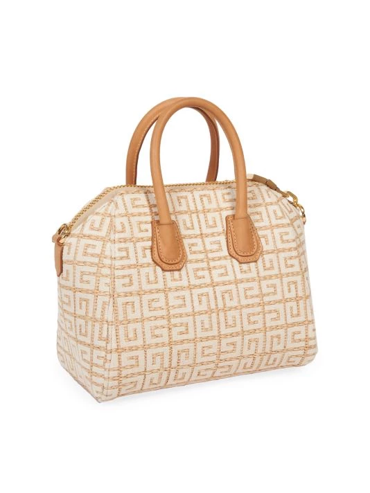 Givenchy Antigona 4G Straw Mini Bag - Image 3