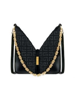 Givenchy Logo Jacquard V-Shaped Mini Bag