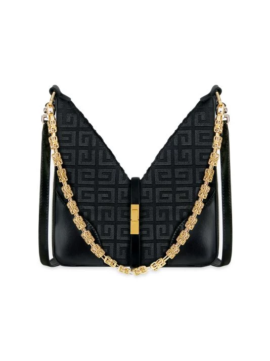 Givenchy Logo Jacquard V-Shaped Mini Bag