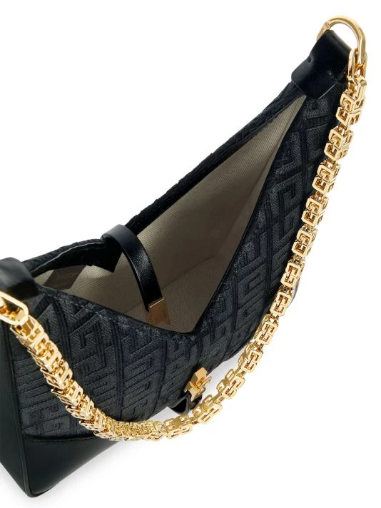 Givenchy Logo Jacquard V-Shaped Mini Bag - Image 6
